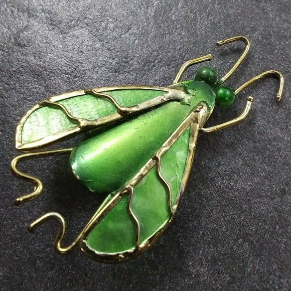 Vintage | Jewelry | Vintage Enameled Insect Brooch Pin | Poshmark